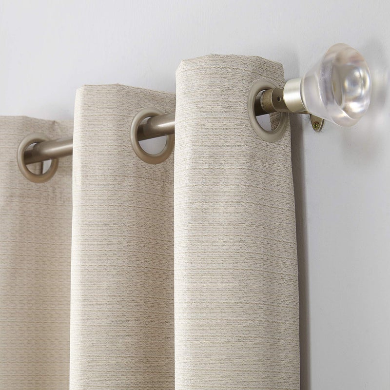 Sun Zero Cooper Thermal Insulated Energy Efficient Grommet Curtain Panel, 40" x 84", Linen - Image 2